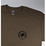 PSO Logo Short-sleeved T-shirt Dark Khaki