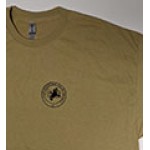 PSO Logo Short-sleeved T-shirt Tan